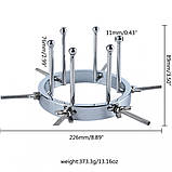 Анальний розширювач, регульований металевий Metal Anal Dilator медична сталь, діаметр 12 см, фото 3