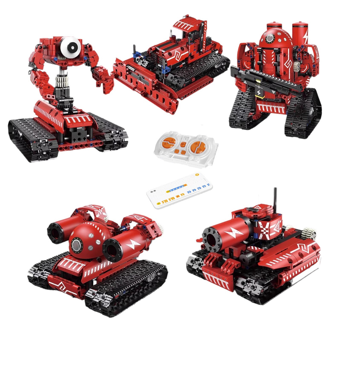 Конструктор Команда техніки 5 в 1 на радіокеруванні К96135 KY World 495 деталей, фото 1