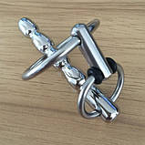 Катетер для уретри, уретральний катетер медична сталь 39 мм довжина, фото 2