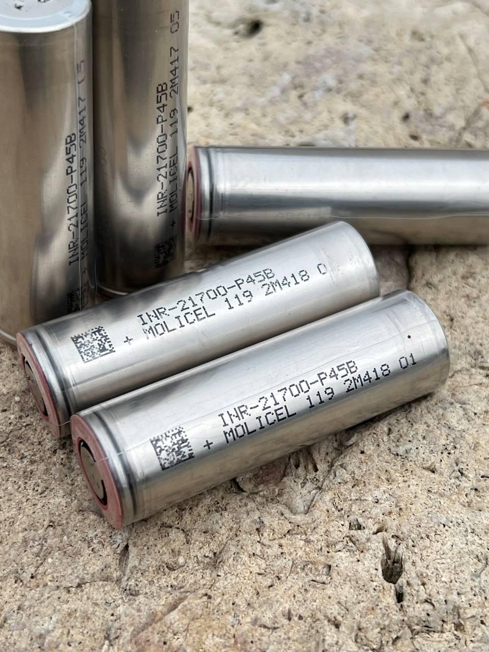 Molicel 21700 P45B 4500mAh 45A, фото 1