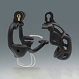 Пояс вірності чоловічий, пояс цілому Double Lock комфортний дизайн з замком, фото 2