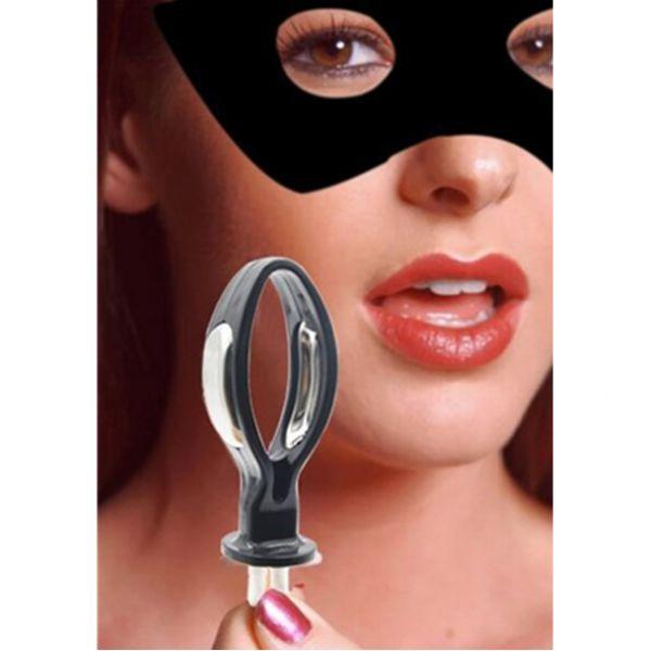 Анальна пробка, електростимулятор чорна з електросексом 3 В, фото 1