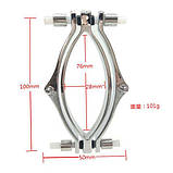 Регульовані затискачі, електростимулятори Electro-sex з 10 режимами та 5 ритмами, фото 2