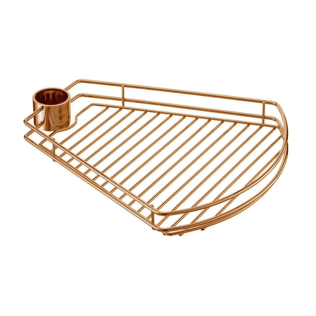 Полиця трапецієвидна Lemax антична мідь 42x35,5x6,5 см (STT420 СА), фото 1