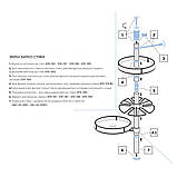 Полиця трапецієвидна Lemax антична мідь 42x35,5x6,5 см (STT420 СА), фото 3