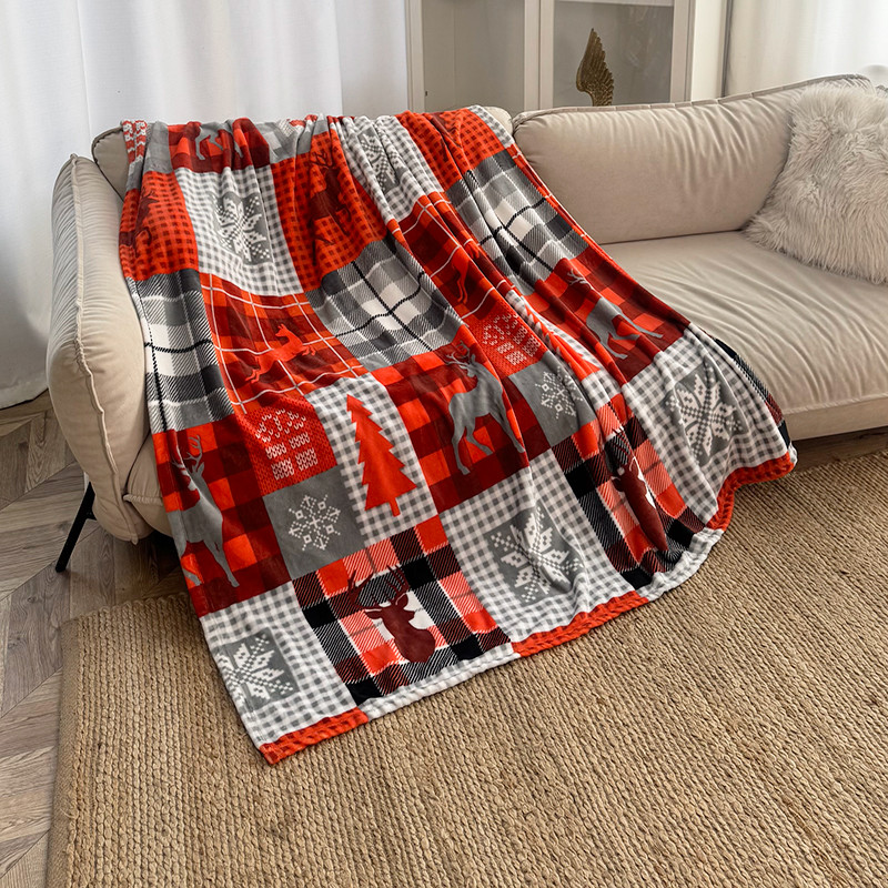 Плед фліс Скандинавські мотиви 150x200 см Love You