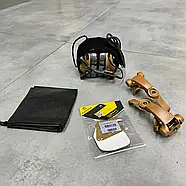 Навушники тактичні Earmor M32X MOD4, активні, з кріпленням на шолом і знімним мікрофоном, колір Койот (коричневый) M32X-CB MOD4, фото 5