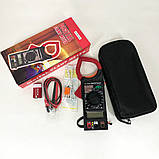 Цифровий Мультиметр DT 266C DIGITAL Токові кліщі мультитестер тестер, Тестер для електрика, фото 7