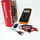 Мультиметр цифровий Digital DT-9208A універсальний, мультиметр для дому, гарний мультиметр, фото 10