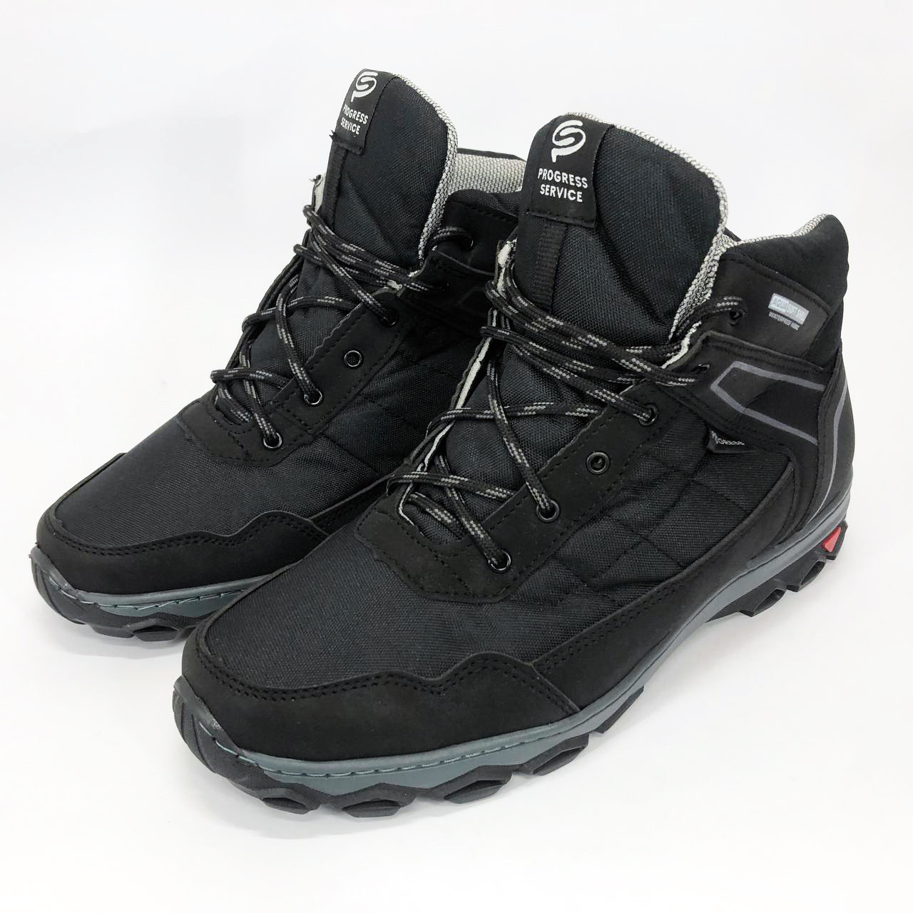 Черевики чоловічі 42р 28,5см, Чоловічі зимові кросівки з хутром, Чоловічі черевики в армійському стилі, фото 1