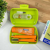 Curaprox дорожній набір для брекетів Travel Set Ortho Green