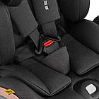 Автокрісло Sesttino Extender i-Size Black 0–36 кг — безпечне дитяче автокрісло з ISOFIX і поворотом 360°, фото 9