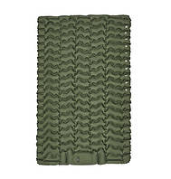 Матрац двомісний Naturehike CNK2550WS019 (65 мм) з вбудованою помпою Зелений