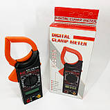 Цифровий кліщовий мультиметр HAOYUE DT266 з чохлом та щупами, фото 9
