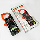 Цифровий кліщовий мультиметр HAOYUE DT266 з чохлом та щупами, фото 10