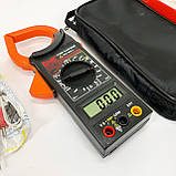 Цифровий кліщовий мультиметр HAOYUE DT266C з термопарою, чохлом та щупами, фото 7