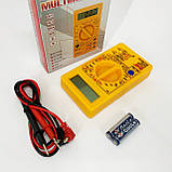 Мультиметр HAOYUE DT830D yellow, фото 5