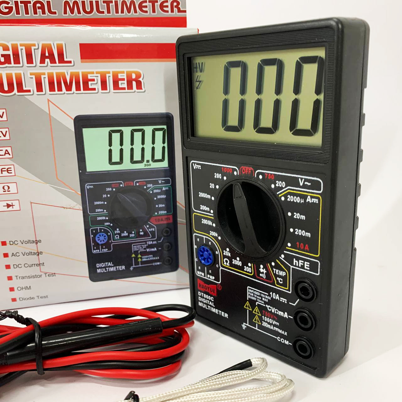 Мультиметр HAOYUE DT860C/700C black, фото 1