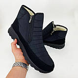 Черевики утеплені 44р 28,5см Високі зимові кросівки на хутрі, Термо кросівки, фото 6
