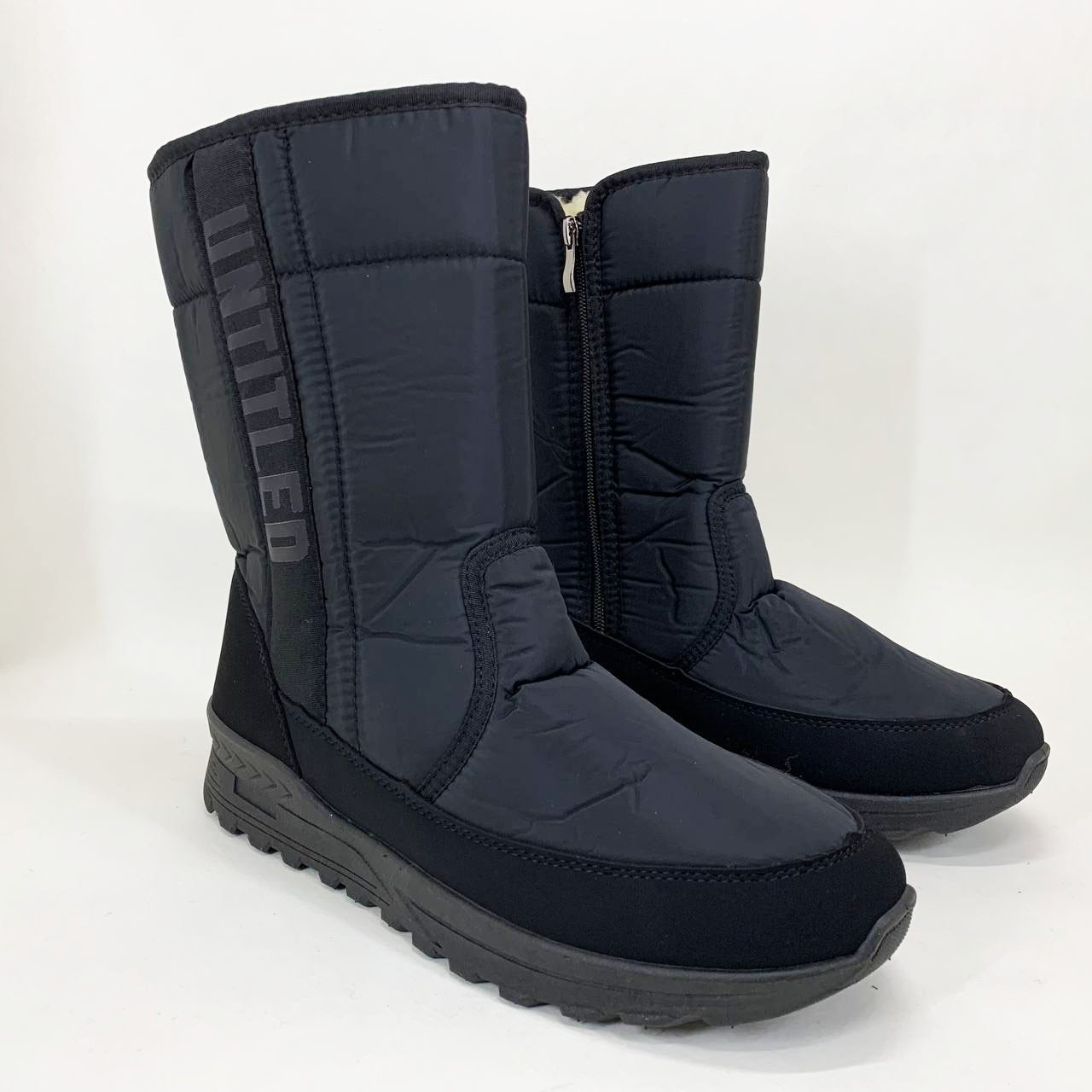 Чоботи чоловічі утеплені чорні 41р 27см Комфортні чоловічі черевики на роботу, фото 1