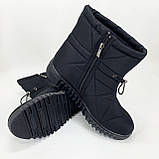 Черевики жіночі утеплені 40р 26см, Жіночі калоші піна на хутрі, Жіночі калоші на хутрі, фото 7