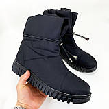 Черевики жіночі утеплені чорні 42р 27см, Утеплені валянки жіночі, Теплі бурки жіночі, фото 7