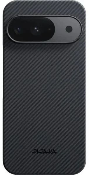 Чохол-накладка Pitaka Ultra-Slim Case Classic Twill 600D for Google Pixel 10 Black Gray (GPB2501), фото 1