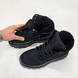 Чоботи жіночі 38р 24см, Дизайнерські жіночі черевикиЄ, Черевики челсі для повсякденного носіння демісезонні, фото 5