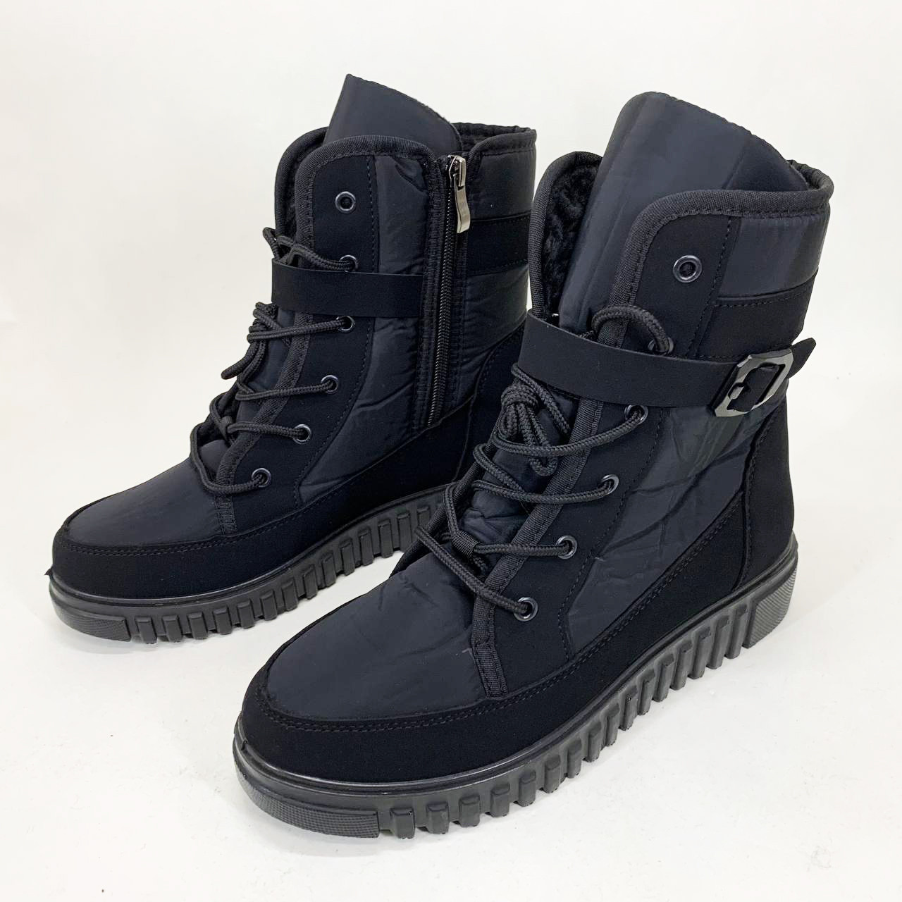 Чоботи жіночі 40р 26см, Жіноче демісезонне взуття утеплене, Дизайнерські жіночі черевики, фото 1