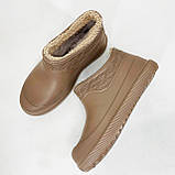 Калоші утеплені жіночі 37р 22,5см, утеплені валянки жіночі, теплі бурки жіночі, фото 6