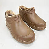 Калоші утеплені жіночі 39р 24см, Жіночі зимові черевики з повсті, Бабусі бурки жіночі, фото 6