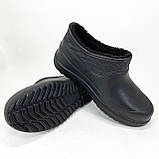 Калоші утеплені жіночі 37р 22.5см, Зимові жіночі чуни, Бурки повстяні жіночі, фото 4