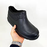 Калоші утеплені жіночі 41р 25.5см Жіночі черевики з нейлону Хутряні бурки для дому, фото 7