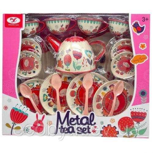 Чайний сервіз (ігровий) на 4 персони (метал), фото 1