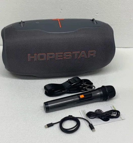 Портативна Bluetooth-колонка Hopestar H86 with one UHF microphone Black
