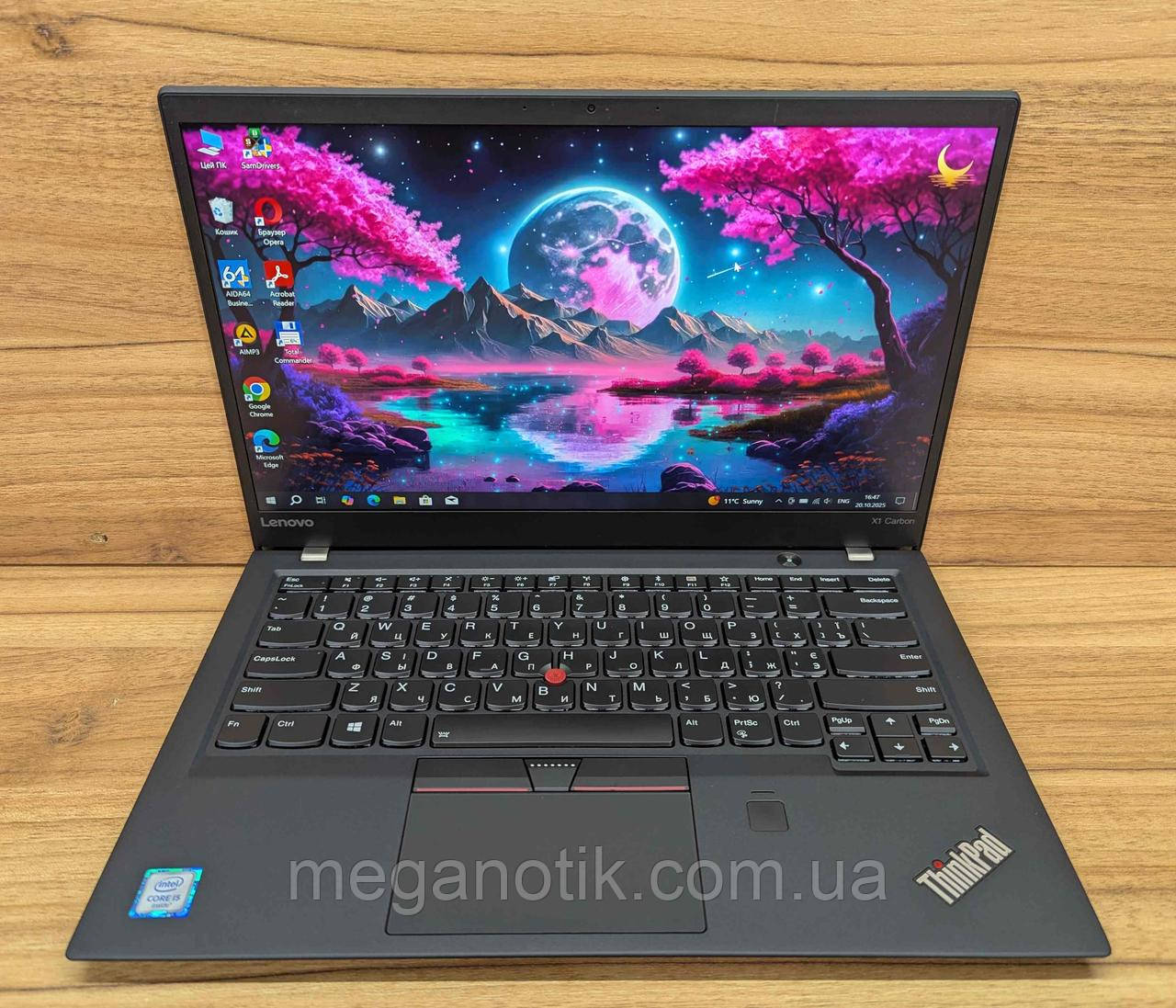 Ноутбук Lenovo ThinkPad X1 Carbon Gen5 | 14" | Intel I5 - 6200U | 512GB SSD | 8GB, фото 1