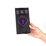 Наручники з пір'ям лелеки марабу у фіолетовому кольорі Secret Play Feather Handcuffs Кайф, фото 4