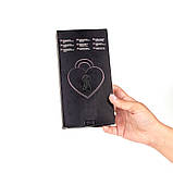 Наручники з пір'ям лелеки марабу в чорному кольорі Secret Play Marabou Handcuffs Кайф, фото 4