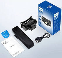 Ліхтар налобний Philips SFL1851 LED акумуляторний, сенсорний, Type-C, для кемпінгу, риболовлі, спорту