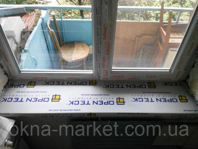 Установка підвіконь OPENTECK у Києві - фото Вікна Маркет