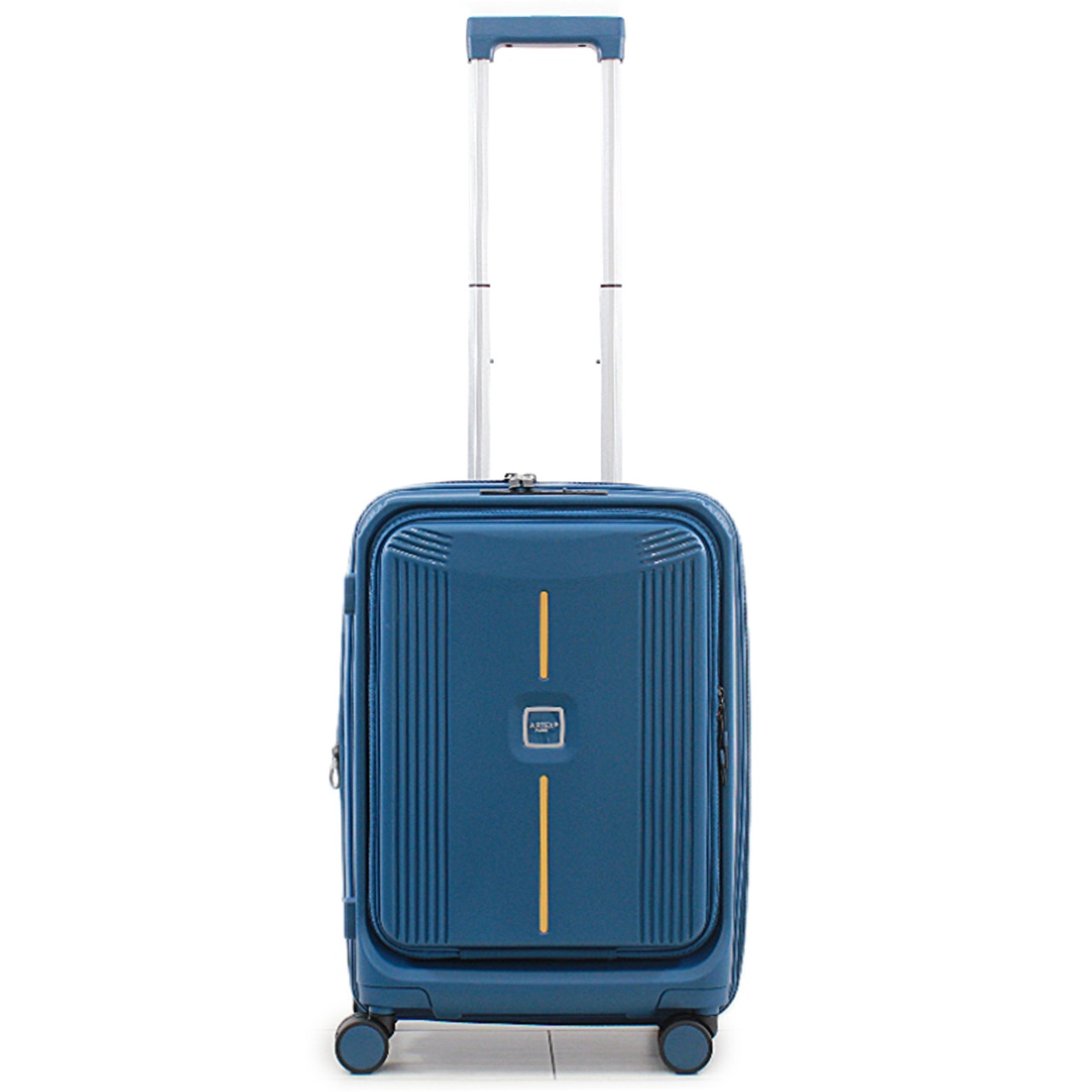 Валіза ручна поклажа S поліпропілен синя 55х38х24+5/50л/3.4кг/Airtex, фото 1