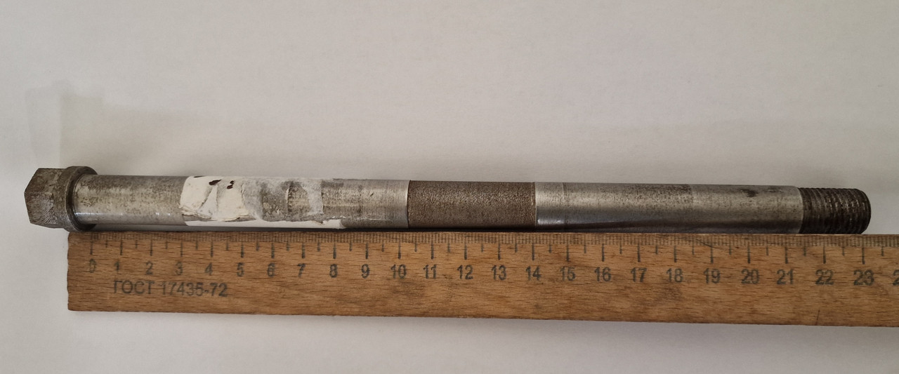 Мінсь мотоцикл Вісь переднього колеса 235 мм MinCS під дискове гальмо, фото 1