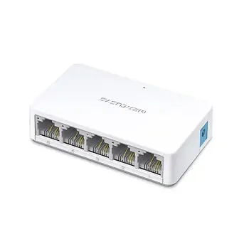 Комутатор Mercusys MS105 5-port 10/100 Mbps White