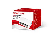 Комутатор Mercusys MS105 5-port 10/100 Mbps White, фото 2