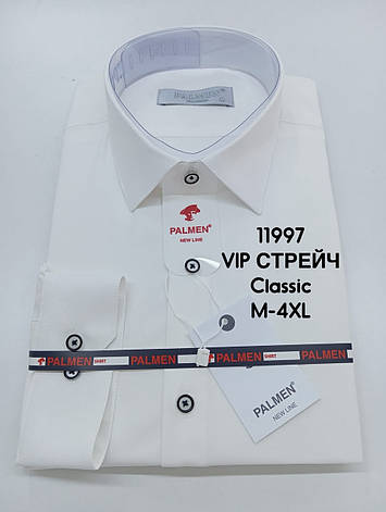 Чоловіча класична сорочка з довгим рукавом Palmen Vip- стрейч, фото 1