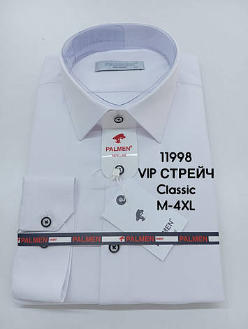 Чоловіча класична сорочка з довгим рукавом Palmen Vip- стрейч, фото 1