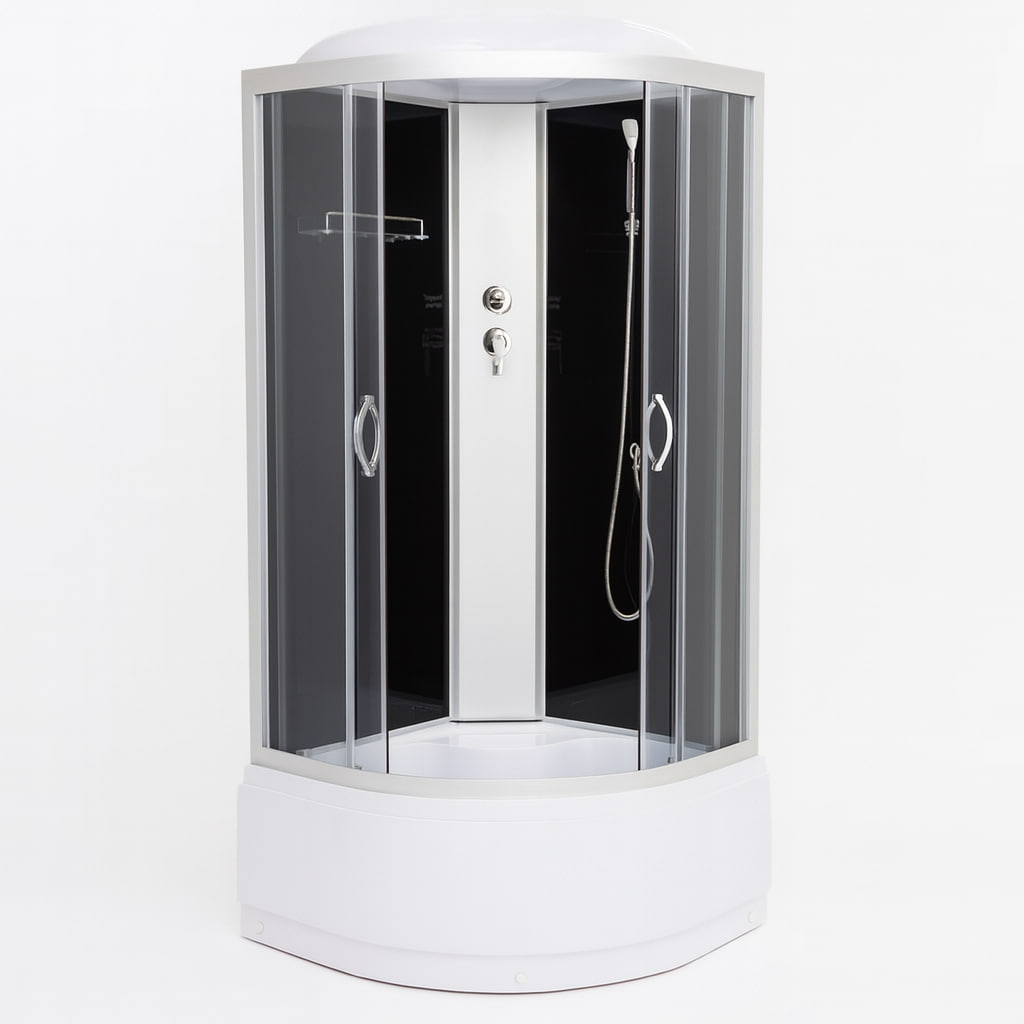 Душовий бокс Vivia Glory 95 BF 90x90х220 см на глибокому піддоні тоноване скло