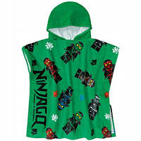 Детское пончо с капюшоном LEGO Ninjago 60×120 см 60LG