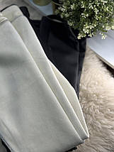 Комфортні жіночі лосини на хутрі, тканина "Еко-Шкіра" 42, 44, 46, 48, 50, 52, 54 розмір 42, фото 4