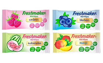 Вологі серветки Freshmarker Fruit Mix 15шт.